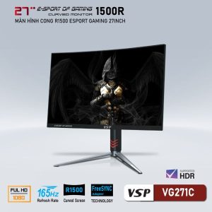 Màn hình cong VSP 27inch ESport Gaming VG271C