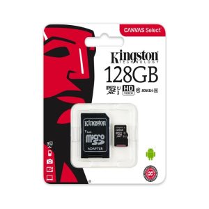 Thẻ nhớ Kingston 128Gb micSD Select Pls 100R C10 - SDCS2-128GBSP